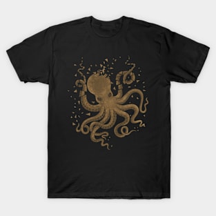 Octopus in the Deep (Dark version) T-Shirt